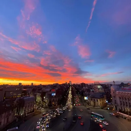 Golden Studio- Panoramic View With Terrace * Bukareszt