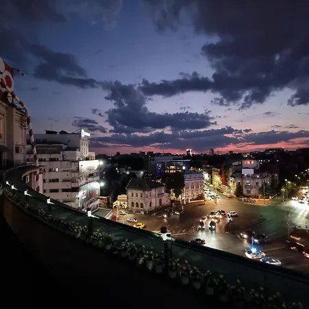 Golden Studio- Panoramic View With Terrace Apartment Bucharest
