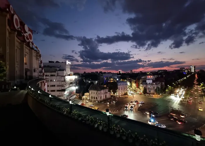 Golden Studio- Panoramic View With Terrace 아파트 부쿠레슈티