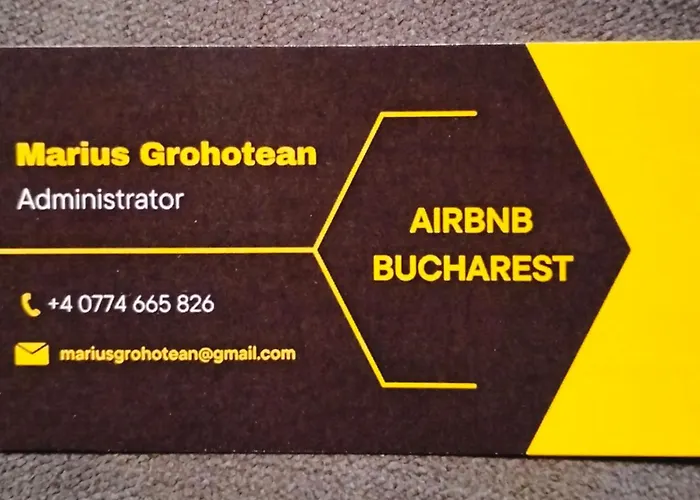 Golden Studio- Panoramic View With Terrace 아파트 부쿠레슈티